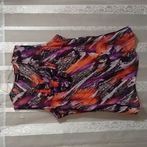 Lane Bryant sleeveless Multi Sz 18 Blouse